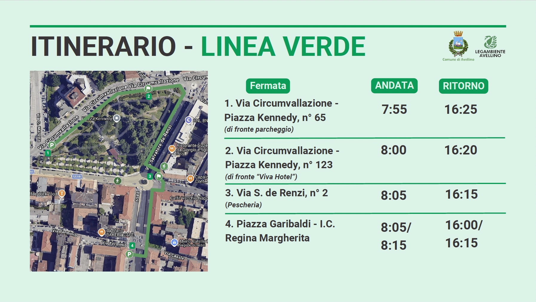 Piedibus - Linea Verde
